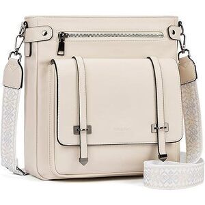 Crossbody Bags For Women,Multi Pocket Crossbody Purses Vegan Leather Shoulder